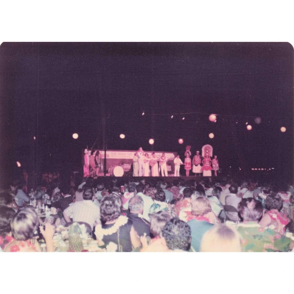 Vintage 1970s Hawaii Pacific USAF Luau Dinner Show Night Photos Lot of 31 - Picture 4 of 16